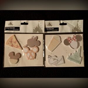 Disney Note Pad Set - Cream, Brown, Pink
